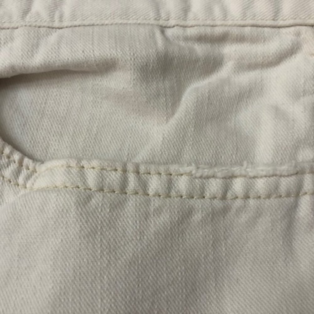 7 For All Mankind Dylan Off-White Cargo Pants - Picture 5 of 8